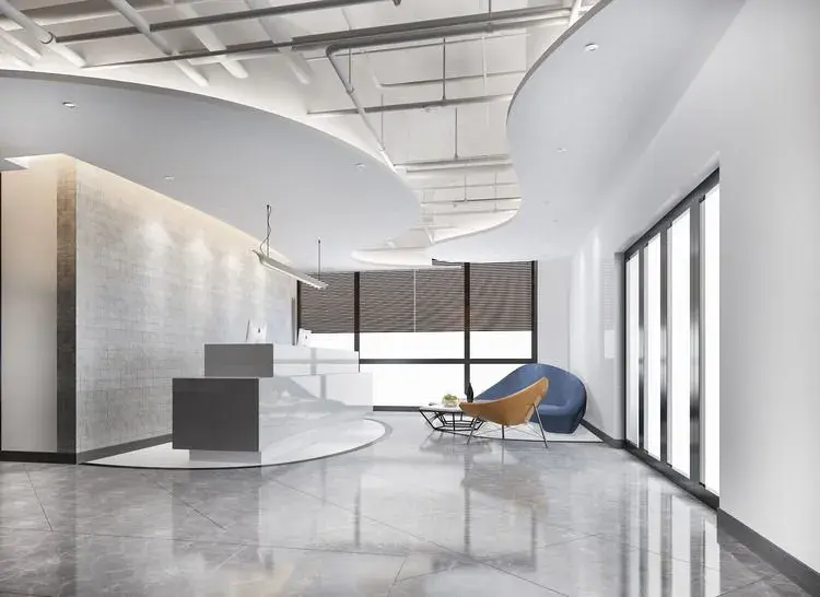 Klinik Danışma Kayıt Alanı Modern Tasarım