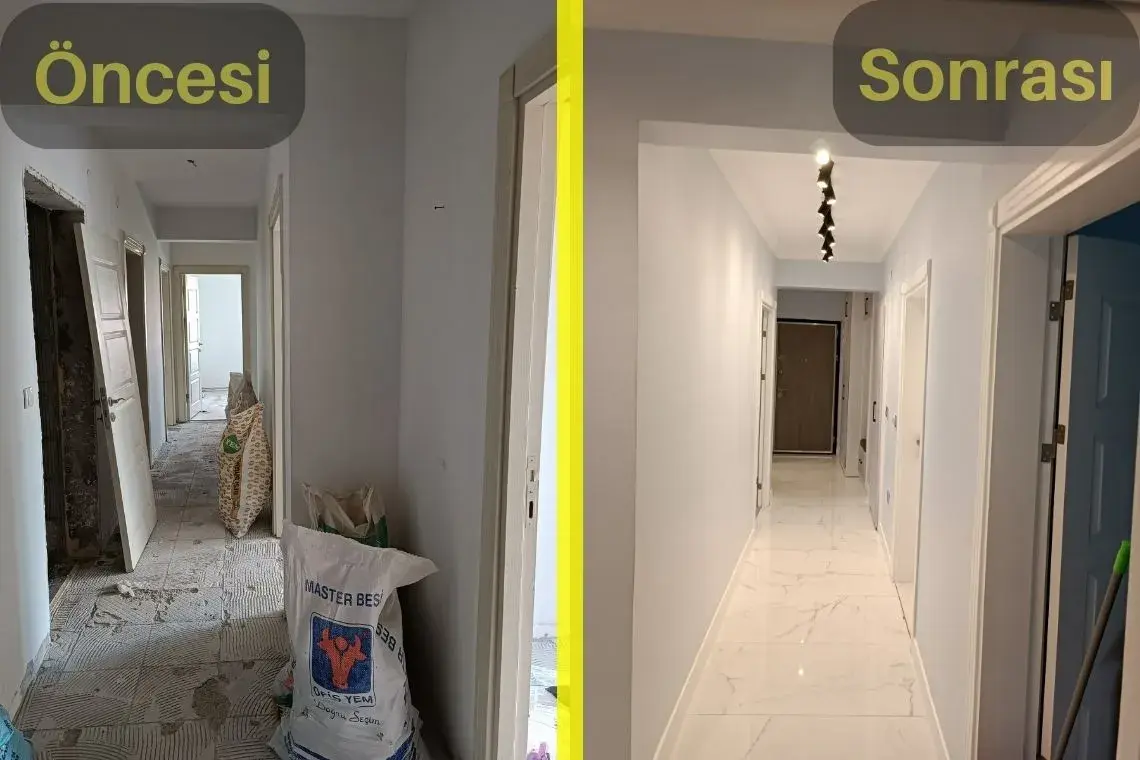 Vladimir M. müşterimizin komple ev tadilatı projesi