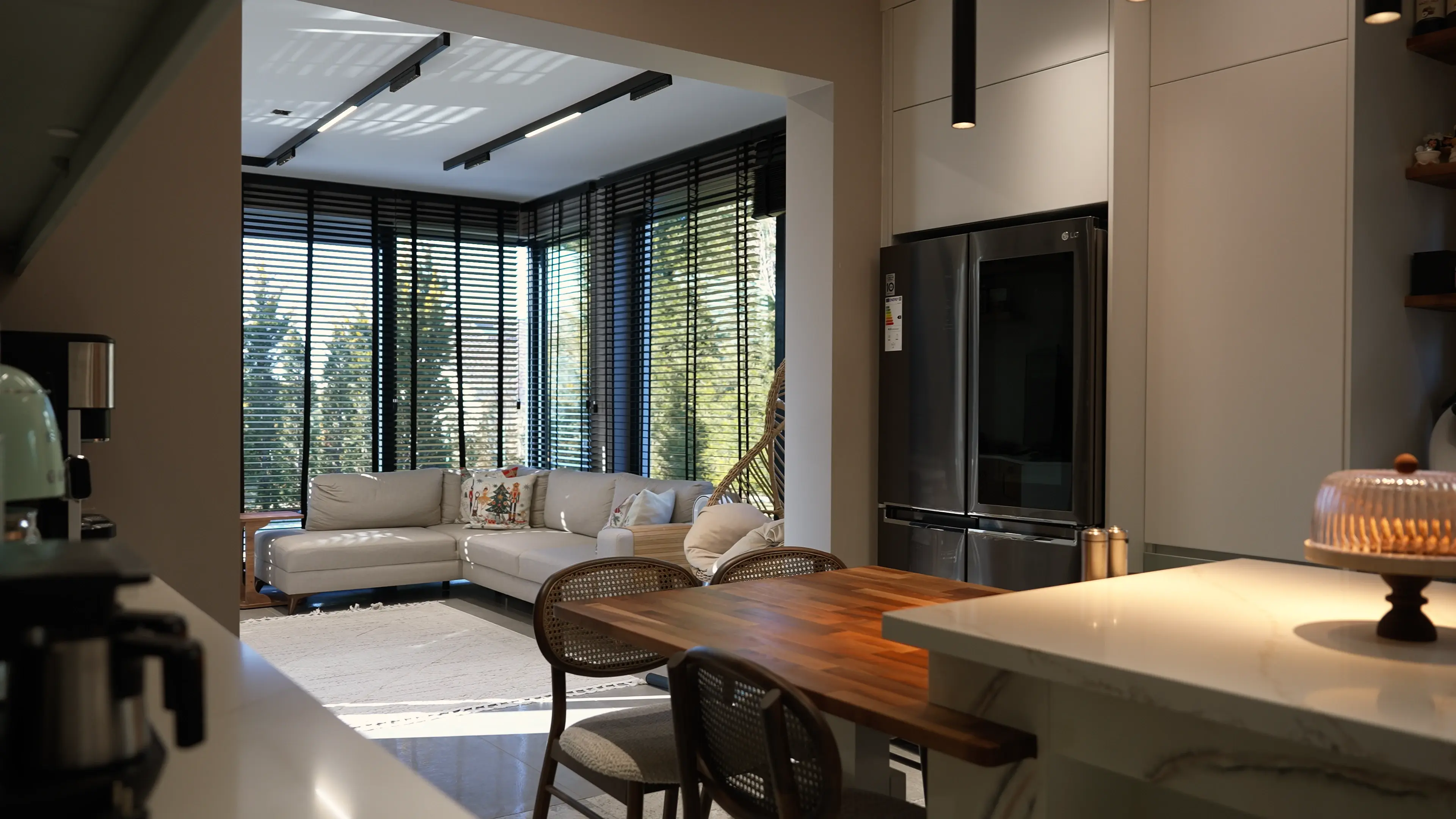Gölbaşı villa mutfak ve yaşam alanı uygulaması
